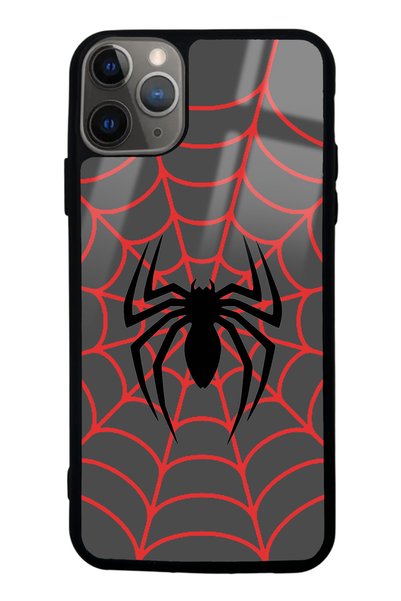 Spoyi iPhone 11 Pro Max Spider Design Glossy Phone Case