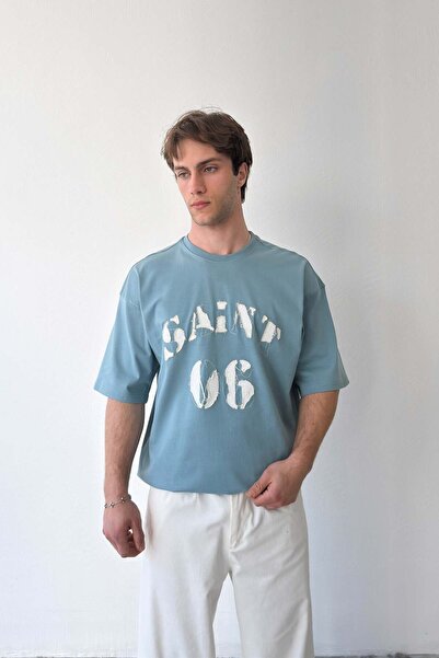 Flaw Wear Saint Embroidered Oversize T-Shirt