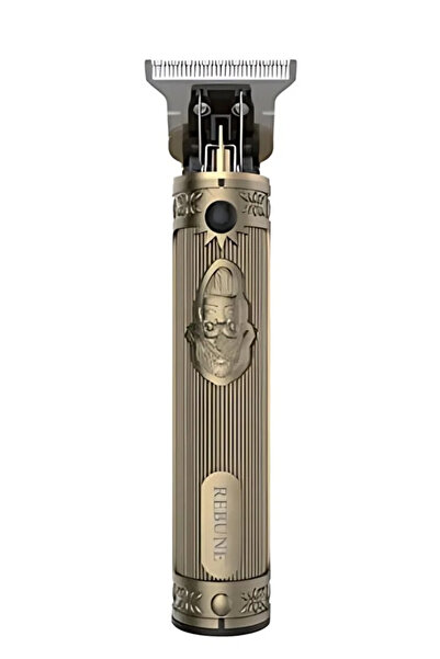 rebune Rechargeable Shaver with Gold Metal Cover RE-7712