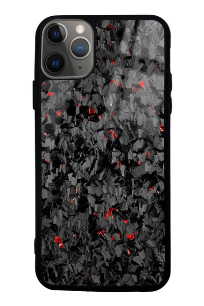 Spoyi iPhone 11 Pro Max Glossy Phone Case with Embers Design