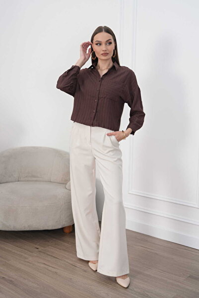 Chago Cămașă de damă cu buzunar lung la spate CHG26048