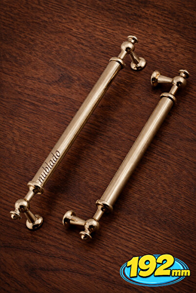 NUBLADO Aylin 192mm - 19.2 cm Mâner metalic din bronz pentru mobilier, sertar...