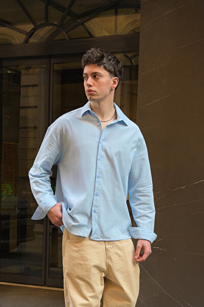 Flaw Wear Basic Keten Gömlek