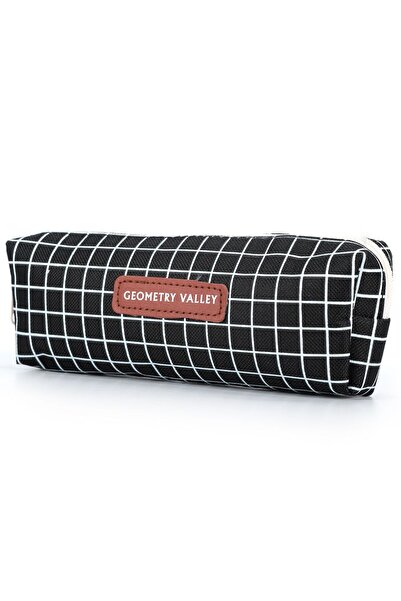Eazy Kids Pencil Pouch - Black Plaid