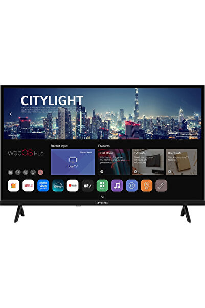 Vortex Televizor Smart LED V55EKA1UW3S, Ultra HD, 139cm, Wifi, sistem de oper...