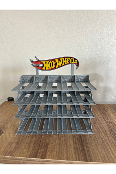 HOT WHEELS Uyumlu 20 Araçlık Oyuncak Araba Standı (1/64)