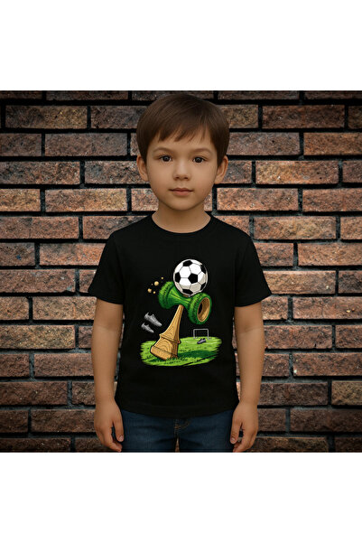 CXO Craft Παιδικό μπλουζάκι με στάμπα, ΚΕΝΤΑΜΑ ΠΟΔΟΣΦΑΙΡΟ, Βαμβακερό