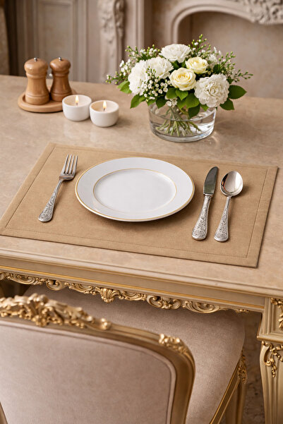 QUBA DECO Decorative Island American Service Plate, Stylish Presentation Plat...