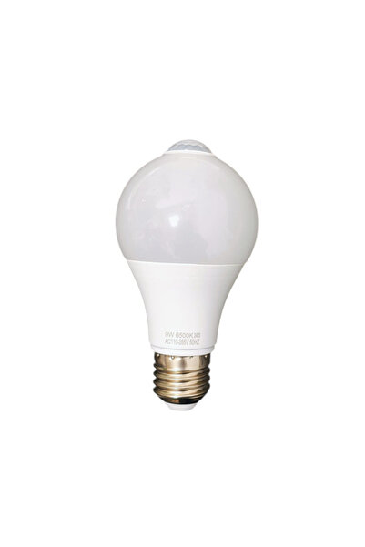 MAD ECO LEDURI Bec LED E27 9W cu senzor de mișcare și senzor de apus