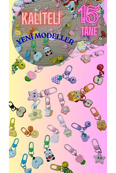 edu note en şekil Kawaii Sevimli Çanta Aksesuarı ve Anahtarlık Charm Çanta Ka...