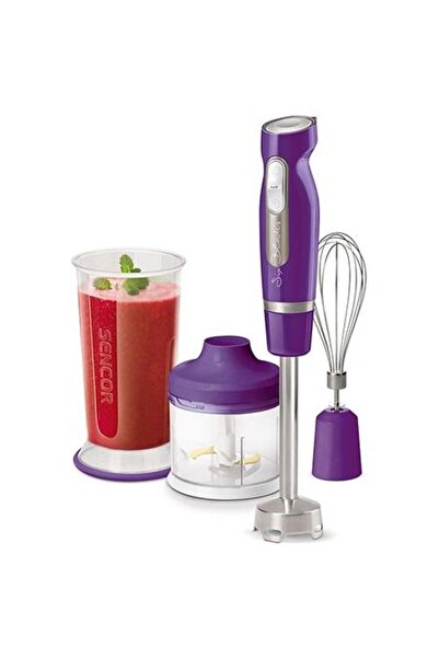 Sencor Set blender de mana SHB4465VT-E, 1000 W, Viteza variabila, 6 cutite TI...