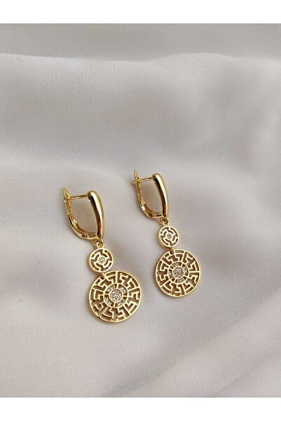 Inovius Elegant Earrings, Gold Plated Copper - LMG4047