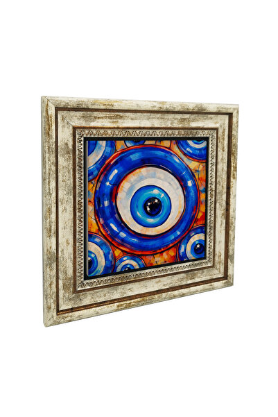 Sadrazam Tablou din piatră naturală cu imprimeu suprarealist cu Ochiul Rău 25...