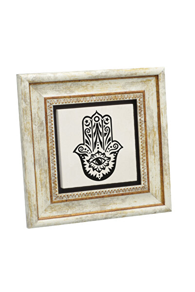 Sadrazam Fatima's Hand Printed Natural Stone Painting 20X20Kd-4