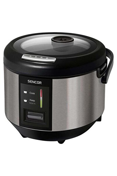Sencor Aparat de gatit orez SRM 1890SS, 830 W, 1.8 L (Argintiu/Negru)