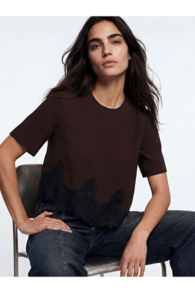 LC Waikiki Rmz Gi̇yi̇m Farkiyla Zero Roba Collar Asymmetric Cut Lace Detailed...