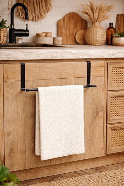 Keyfi Sepet Towel Holder Napkin Holder Hanger over Cabinet Door Bathroom Kitc...