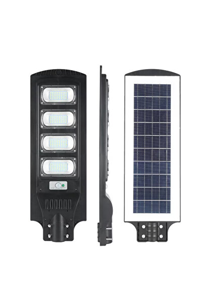 HASSAN Lampă stradală solară LED 200W IP65 6000K cu senzor și telecomandă 4 C...