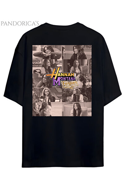 Grafftee Clothing باندوريكا هانا مونتانا فور إيفر 20. تي شيرت قطني للجنسين بت...