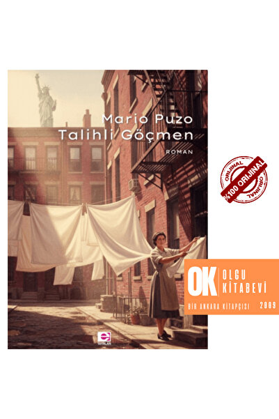 E yayınları Talihli Göçmen - Mario Puzo / ORJİNALKİTAP-OLGU KİTABEVİ