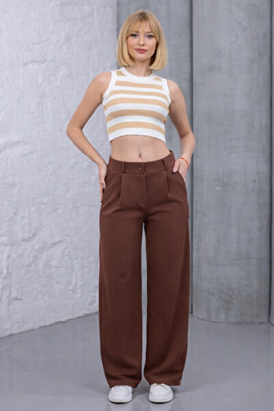 freemen Women's Flowy Palazzo Pants