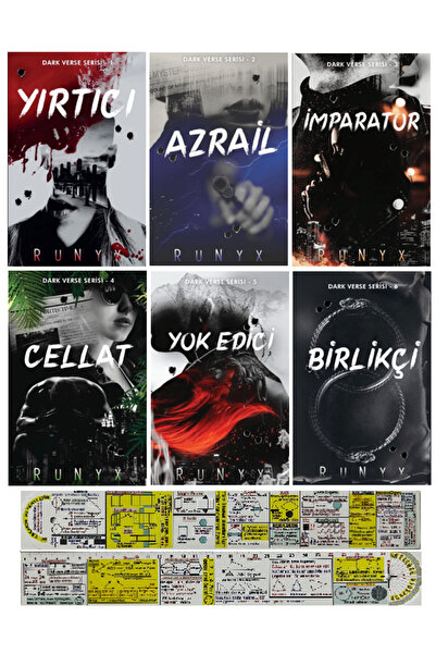 Martı Yayınları Dark Verse Serisi 6 Kitap Set Runyx/Yırtıcı-Azrail-İmparator-...