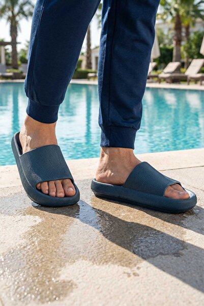 waykon Gezer Navy Blue Lightweight Non-Slip Sole Comfortable Suitable for Wet...