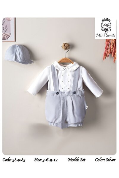 Baby shine Turkish Unisex Salopet Set 100% Cotton - 3 Pieces