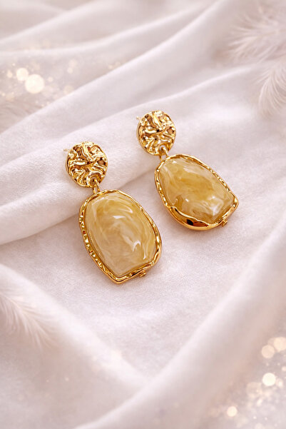 Inovius Елегантни обеци, позлатена мед - LMG6004