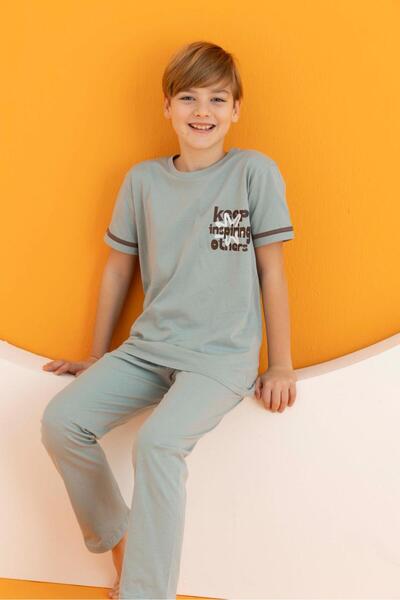 LARİCE KİDS ERKEK ÇOCUK YARIM KOL PİJAMA TAKIMI