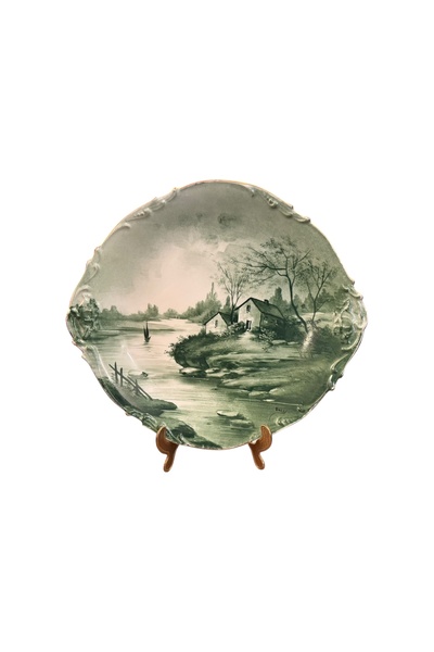 Fransız Limoges Giant Size Decoration and Wall Artwork, Signed by the Artist,...