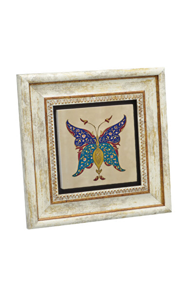 Sadrazam Butterfly Pattern Printed Natural Stone Painting 20X20Kd-5