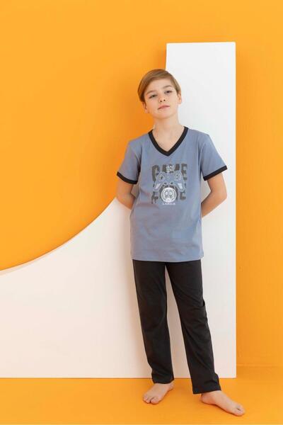 LARİCE KİDS ERKEK ÇOCUK YARIM KOL PİJAMA TAKIMI