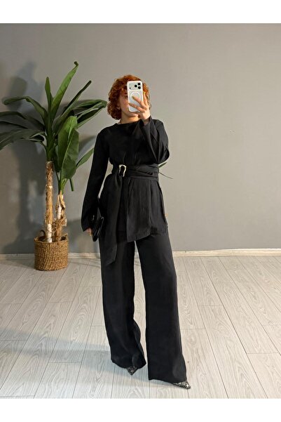 Bak'ap Premium Modal Accessory Blouse Pants 2-Piece Hijab Set