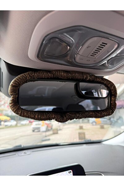 Oto Aksesuarcım Hologram Dotted Car Interior Rearview Mirror Cover Ornament G...