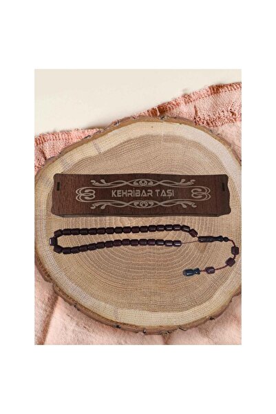 BEST PARTİ Best Special Wooden Boxed Squeeze Amber Prayer Beads Model-1