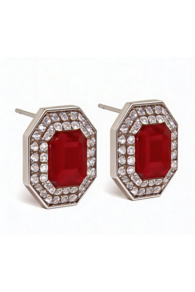 LABELRM Blaze Cut Ruby Studs