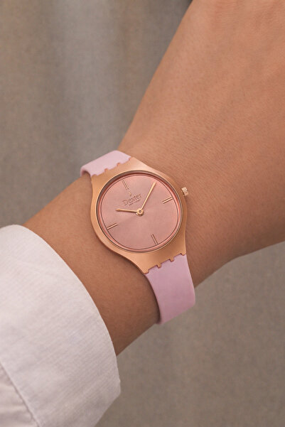 Dexter Slim Slim Case and Silicone Cord Women's Wristwatch Dx.1417.2Rrr