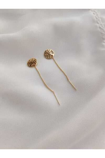 Inovius Елегантни обеци, позлатена мед - LMG4044