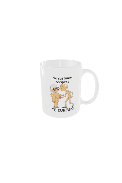 OEM Personalized mug "old people, we support each other, I love you", 350ml -...