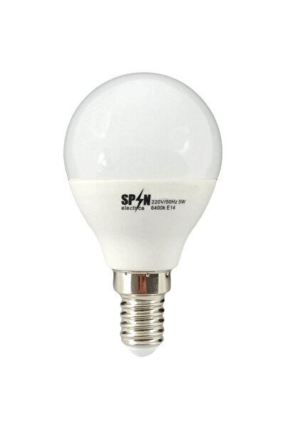 Luxera Lighting Bec Bl LED Sferic E14, model glob G45, 3W=25W, 6400K, lumină ...