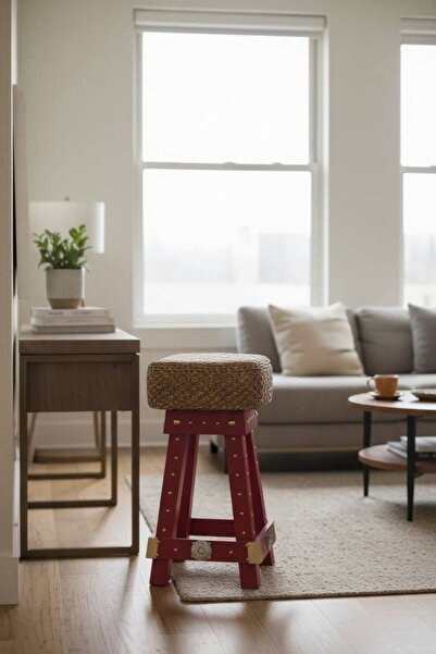 MAZPRO Traditional Wooden Bench with Square Legs