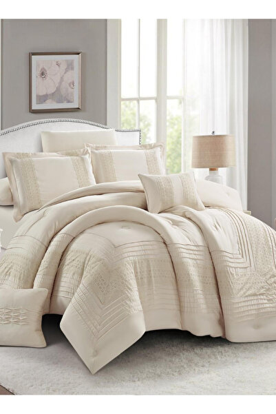 INREST طقم لحاف فردي ريفان 170 × 230 سم - طقم أغطية سرير فاخر من الألياف الدق...