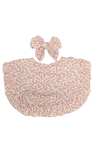 Bambimici -Bella Baby Bib Set for Babies - Floral Printed Pink - 0Y to 4Y