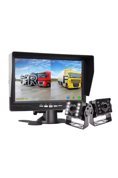 Tai Kit de marșarier cu cameră AHD și ecran de 7 inch pentru camioane, autoca...