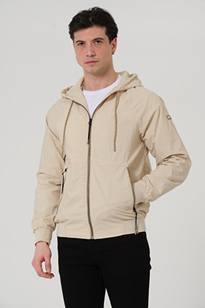 PIQUE ΑΝΔΡΙΚΟ ΜΠΟΥΦΑΝ Αδιάβροχο με κουκούλα και διχτυωτή επένδυση