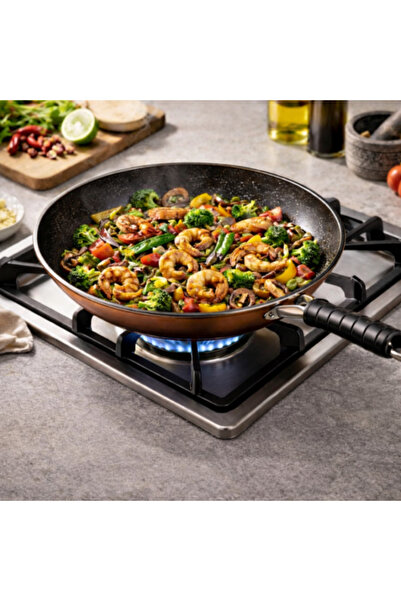 AXC Tigaie wok adâncă cu strat antiaderent