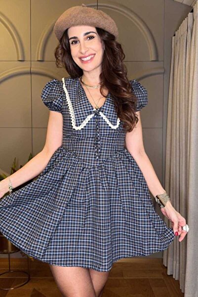 Clothing palette BEBE YAKA KARELİ ELBİSE