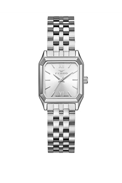 FERRO Silver Steel Cord Women Wristwatch Fl21775A-A Waterproof 2 Year Warrant...