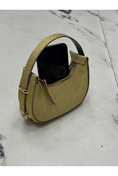 Mybag حقيبة يد نسائية صغيرة من الجلد اللامع بتصميم باغيت شيري مع إغلاق بسحاب ...